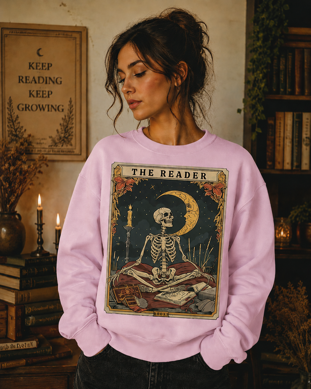 The Reader Books Sweater Bookish Merch