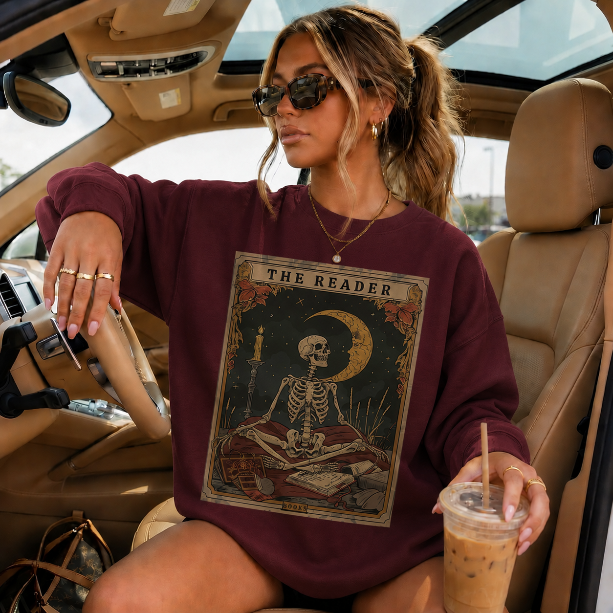 The Reader Books Sweater Bookish Merch