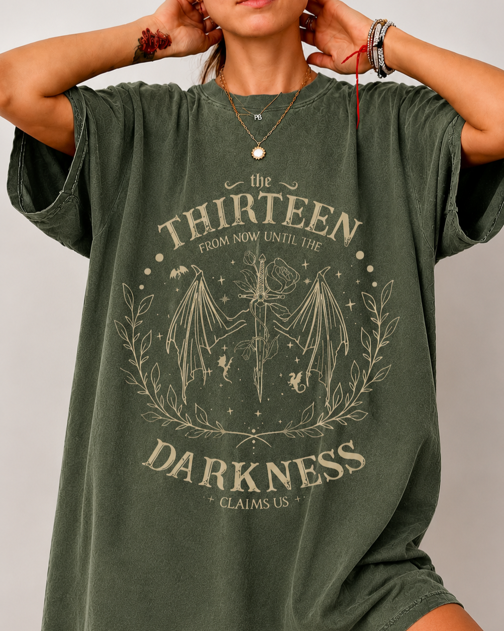 Fourth Wing Merch | The Thirteen Darkness Claim Us T-Shirt