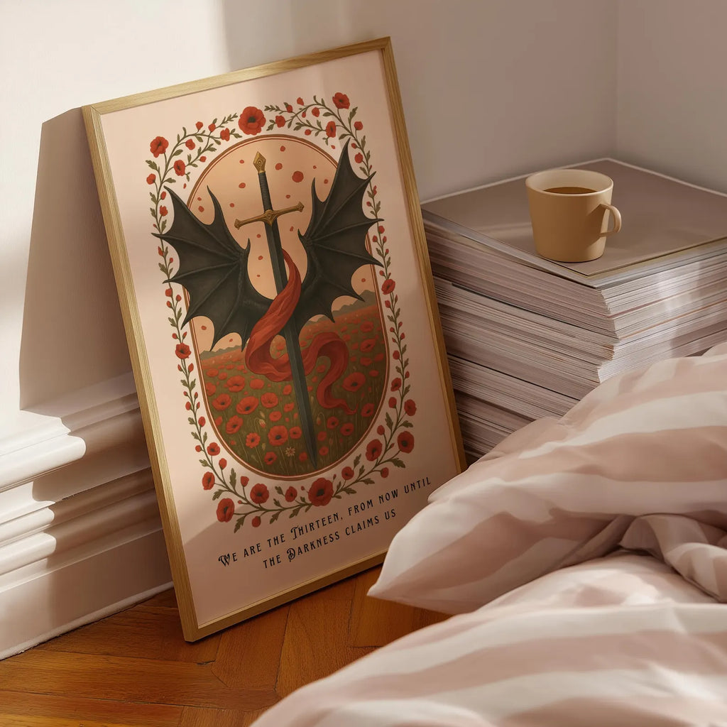 The Thirteen - From Now Until the Darkness Claims Us TOG Poster | Bookish Wall Art