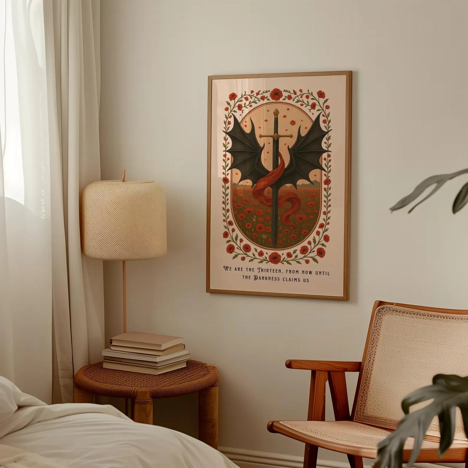 The Thirteen - From Now Until the Darkness Claims Us TOG Poster | Bookish Wall Art