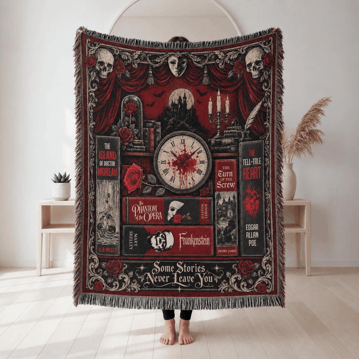 The Tell-Tale Heart Woven Blanket