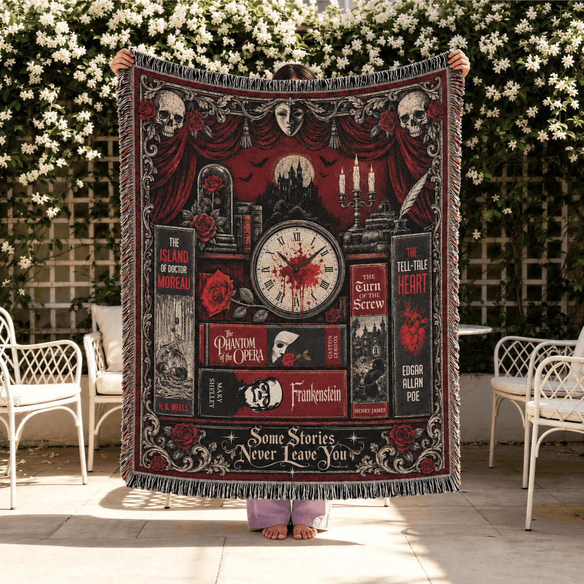 The Tell-Tale Heart Woven Blanket