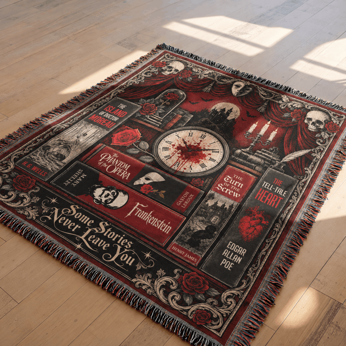 The Tell-Tale Heart Woven Blanket