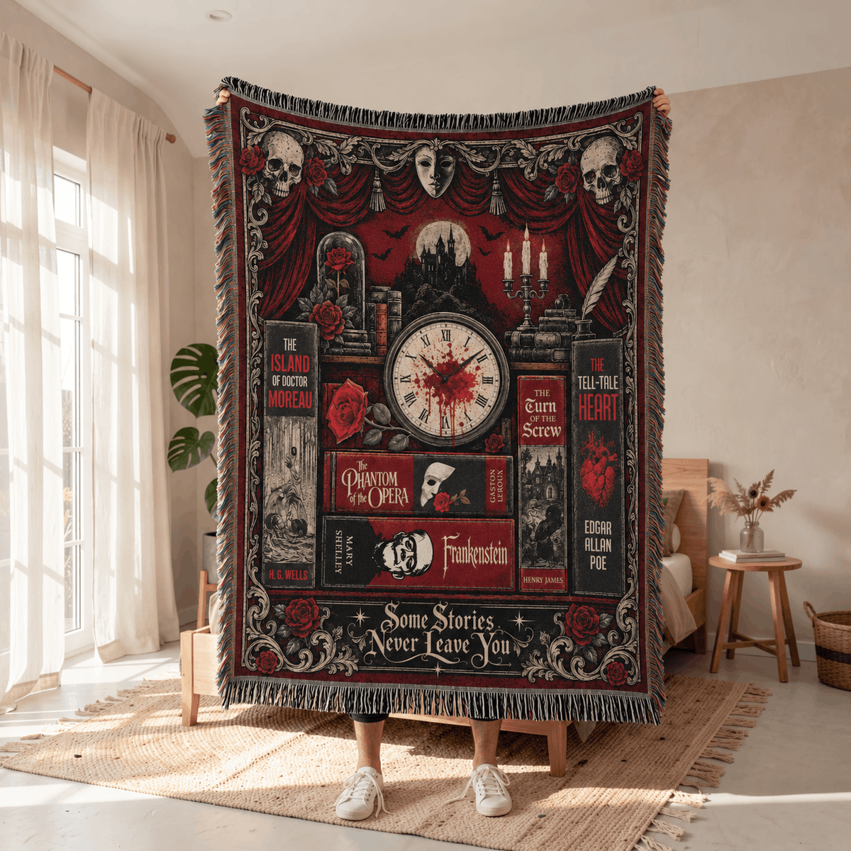 The Tell-Tale Heart Woven Blanket