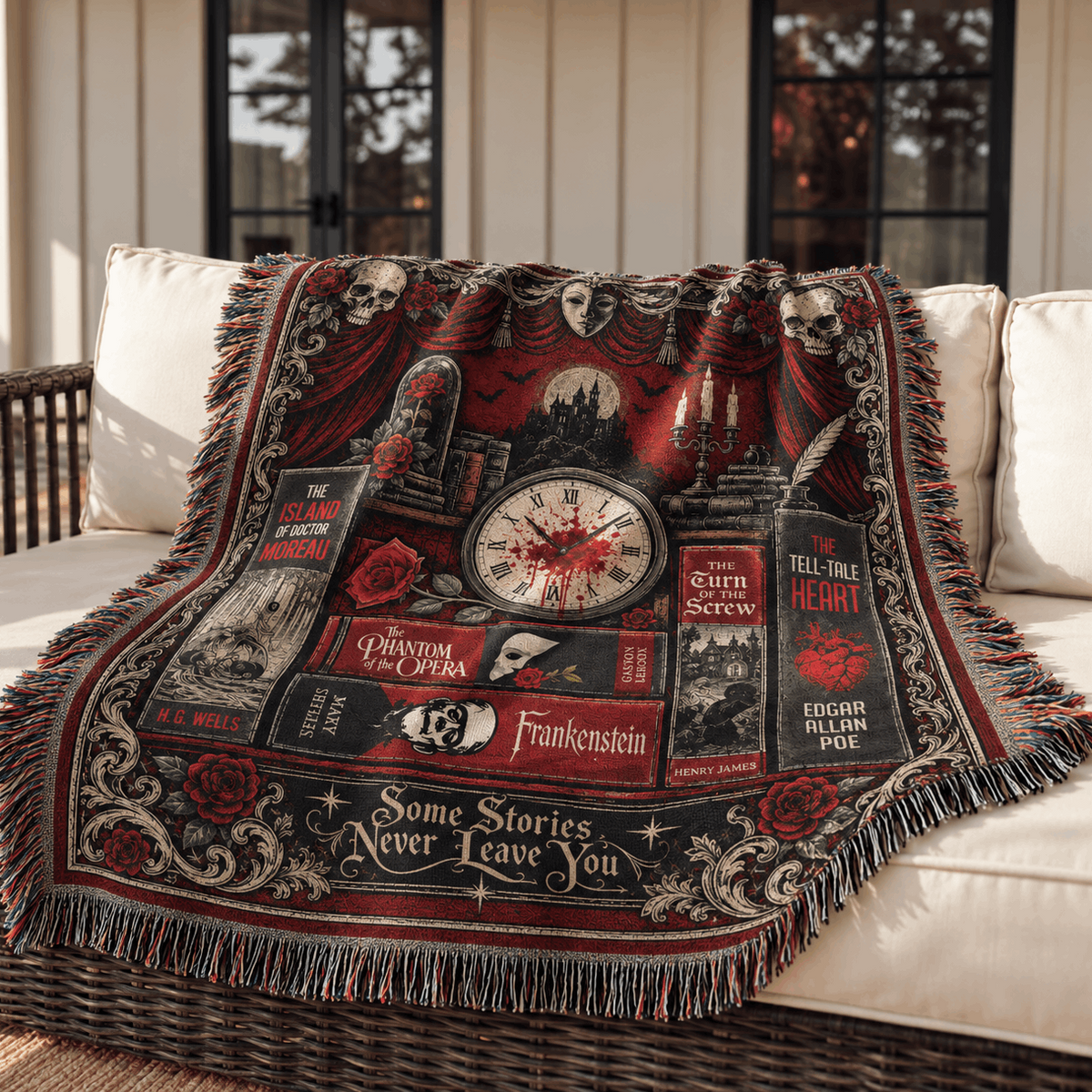 The Tell-Tale Heart Woven Blanket