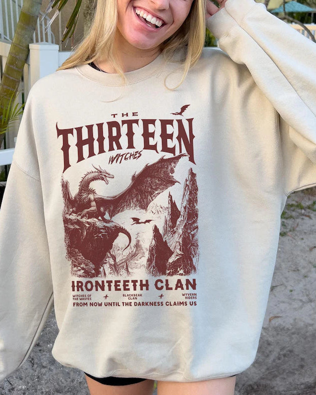 The Thirteen Witches Green Sweater Throne of Glass Merch