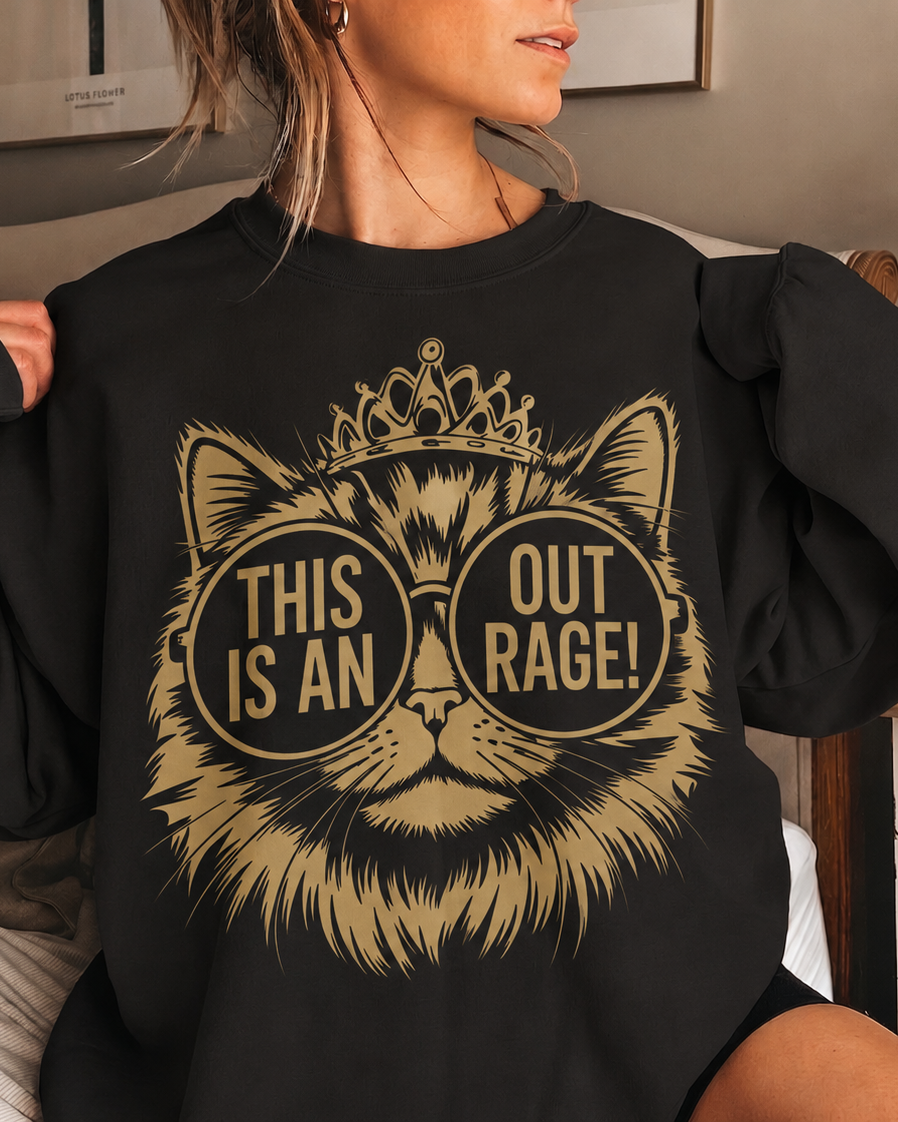 This Is An Outrage Sweatshirt | Dungeon Crawler Carl Merch