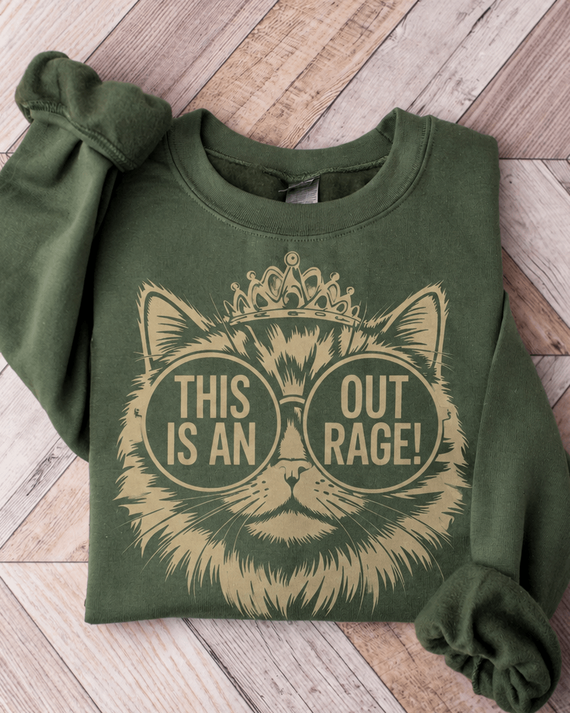 This Is An Outrage Sweatshirt | Dungeon Crawler Carl Merch