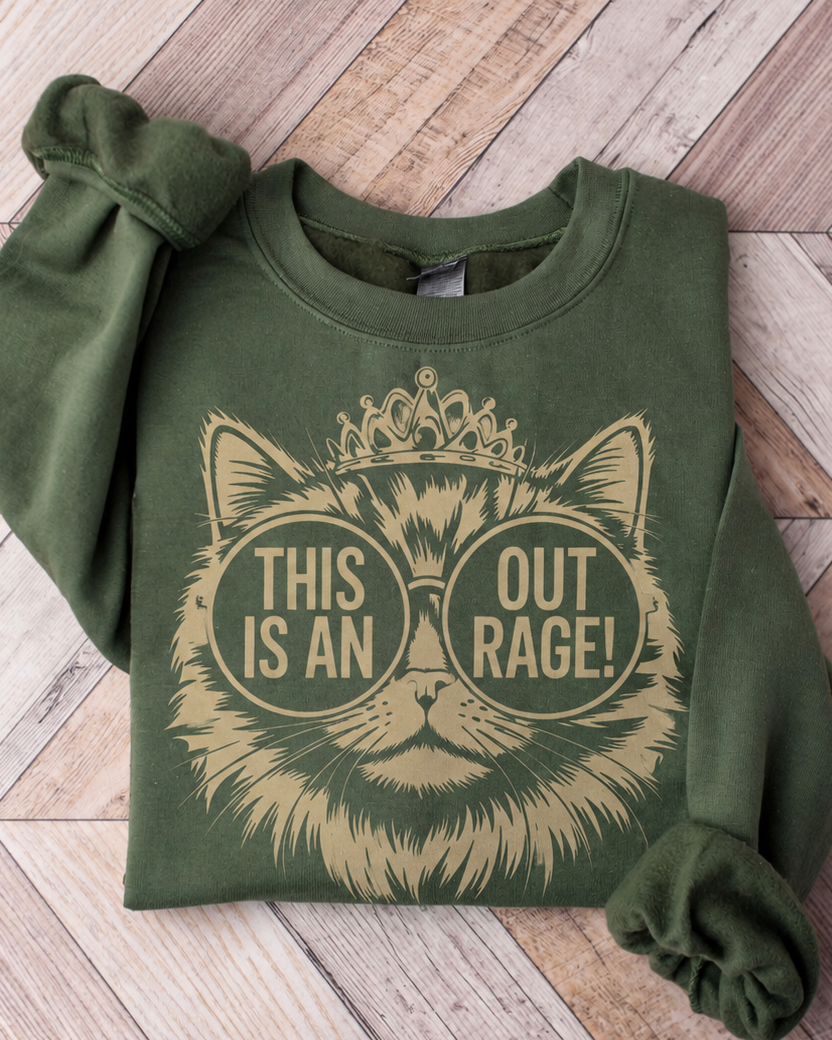 This Is An Outrage Sweatshirt | Dungeon Crawler Carl Merch