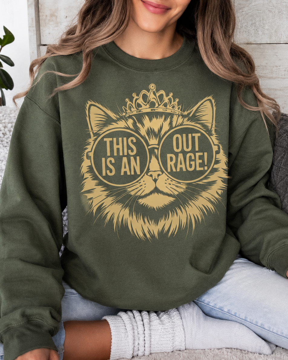 This Is An Outrage Sweatshirt | Dungeon Crawler Carl Merch