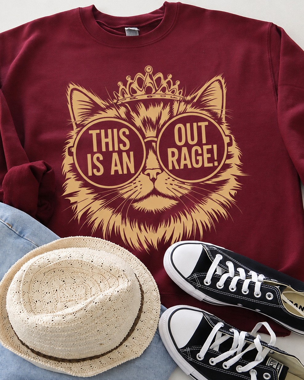 This Is An Outrage Sweatshirt | Dungeon Crawler Carl Merch