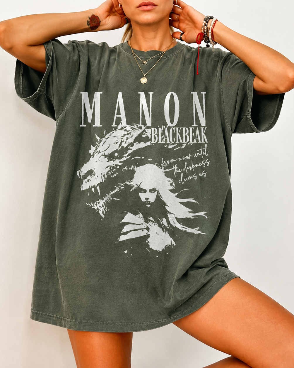 Throne Of Glass Merch Manon Blackbeak T-Shirt 