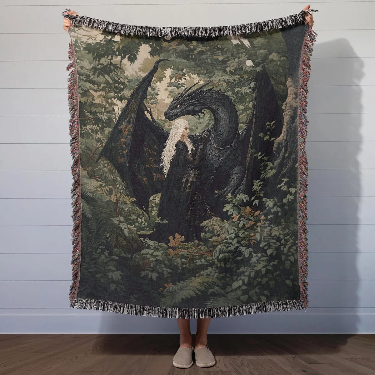 Throne of Glass Inspired Woven Blanket