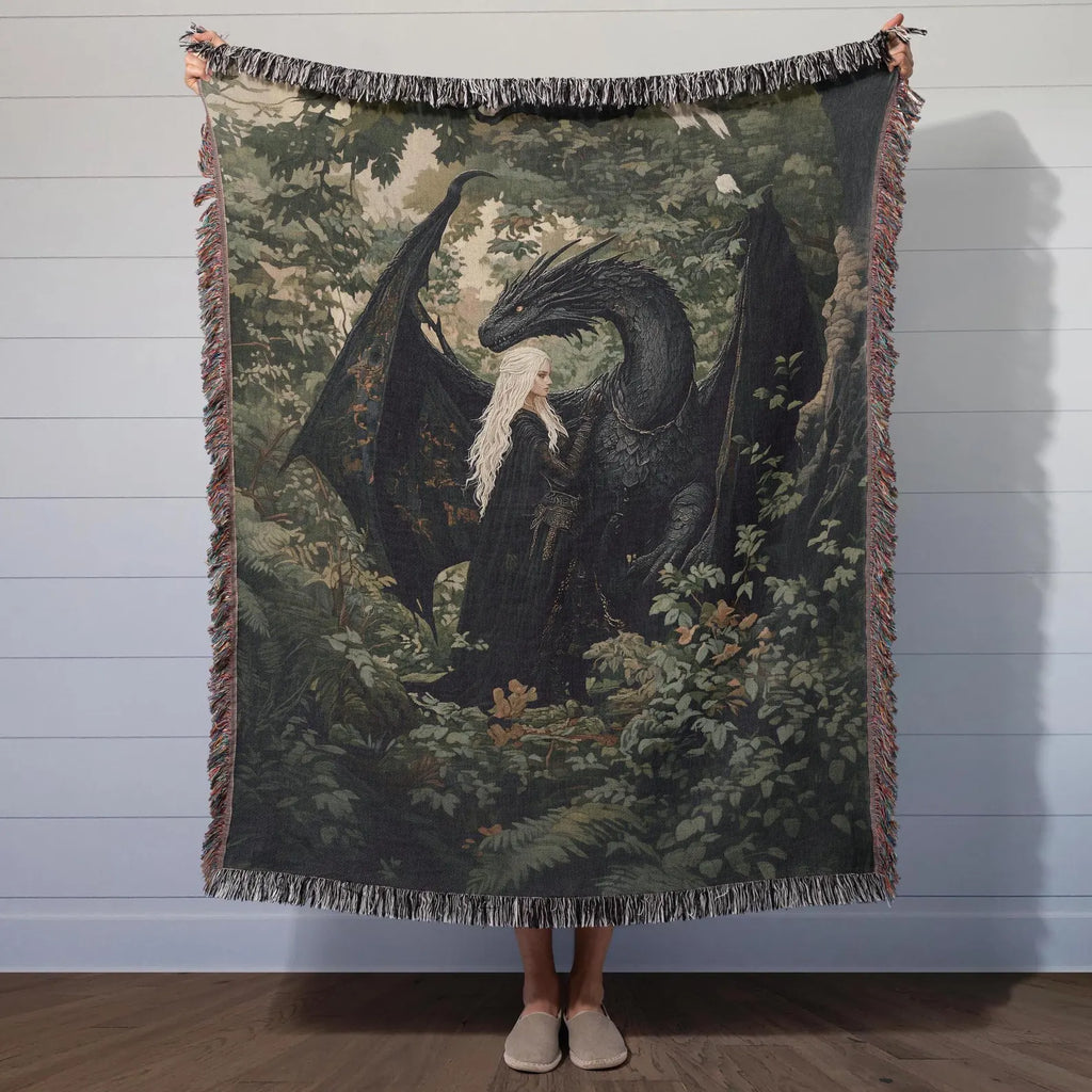 Throne of Glass Inspired Woven Blanket