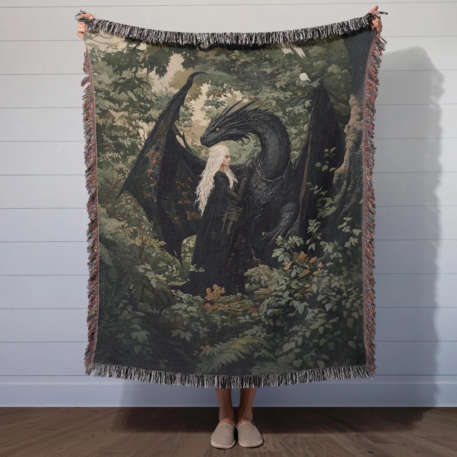 Throne of Glass Inspired Woven Blanket