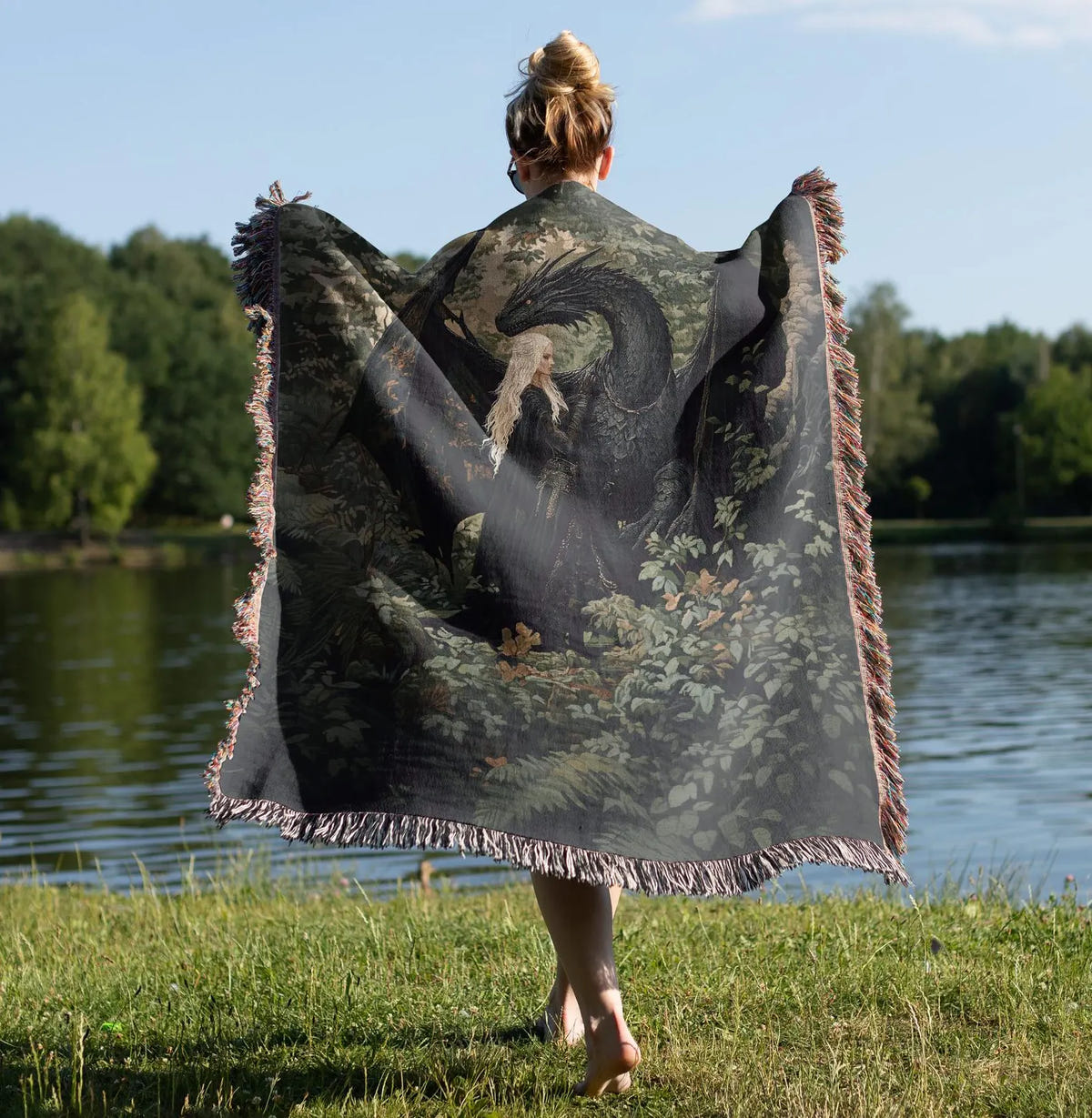 Throne of Glass Inspired Woven Blanket