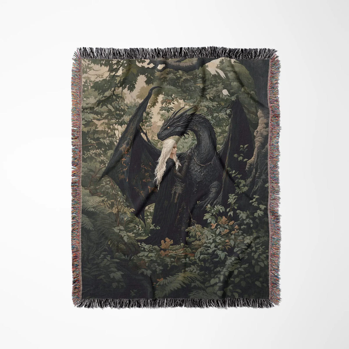 Throne of Glass Inspired Woven Blanket