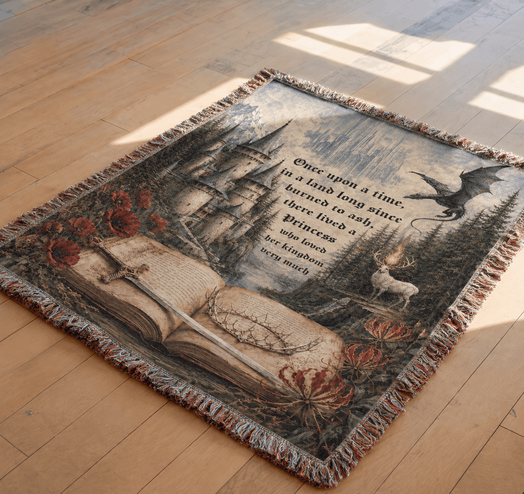 Throne of Glass Tapestry Woven Blanket