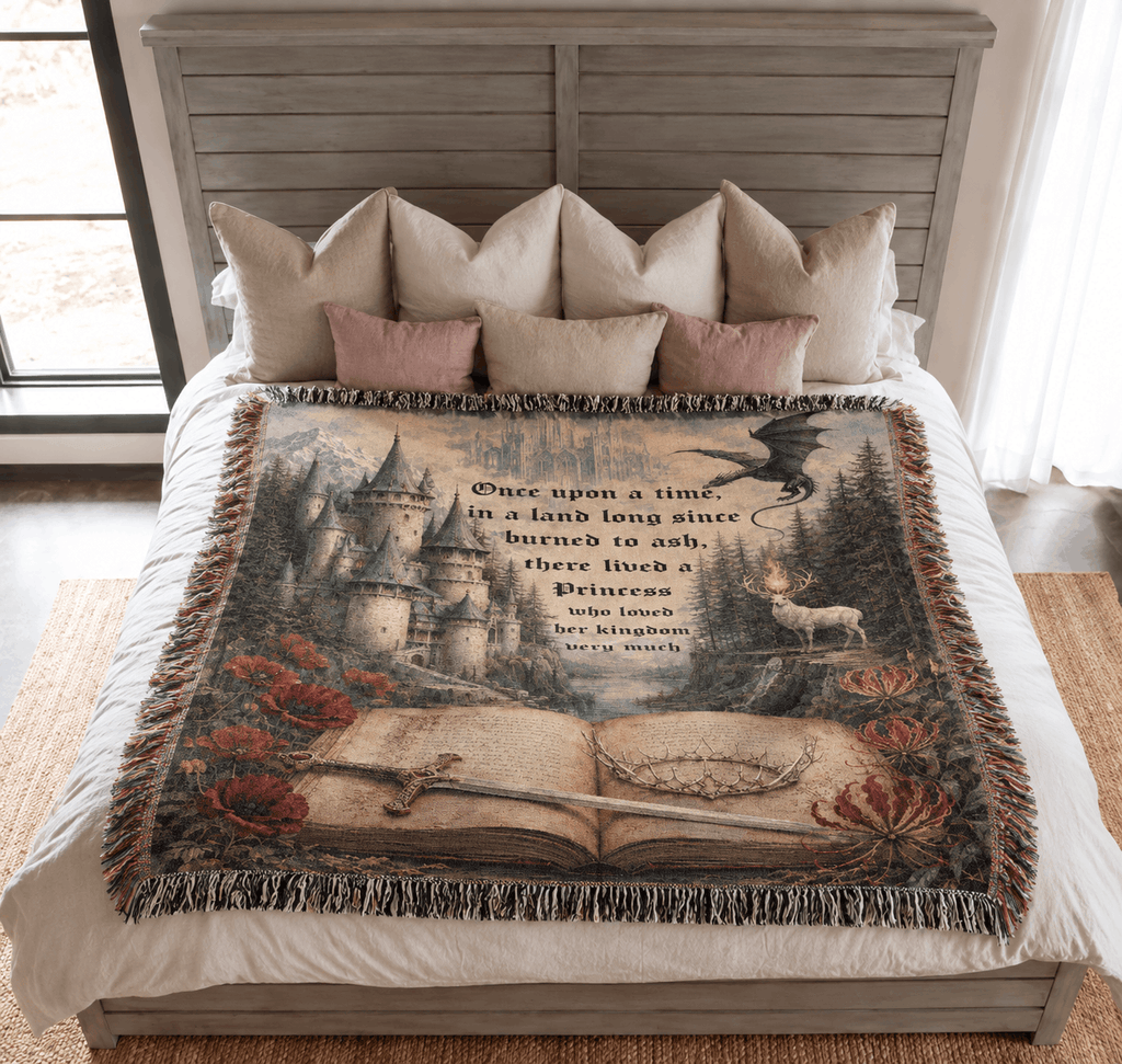 Throne of Glass Tapestry Woven Blanket