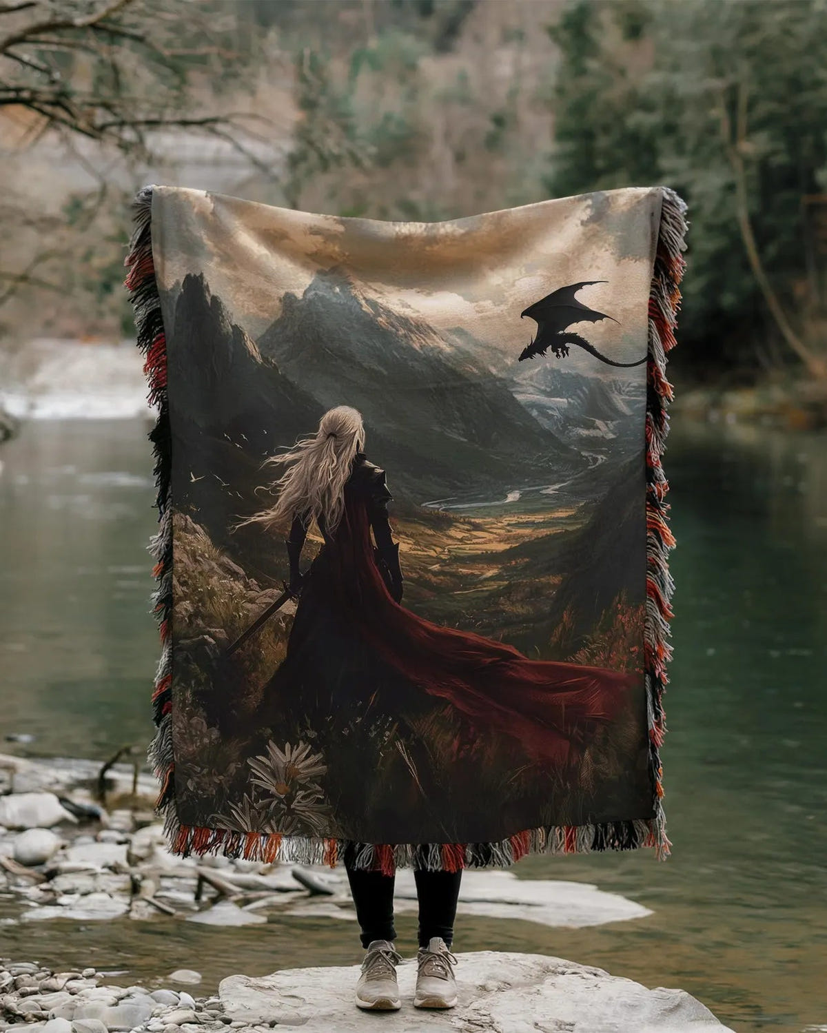 Throne of Glass Woven Blanket
