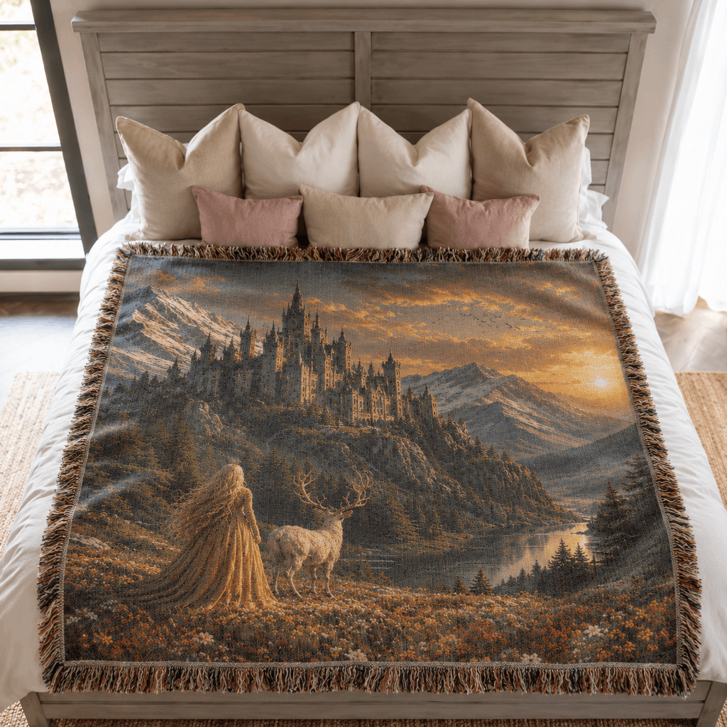 Throne of Glass Woven Blanket Tapestry