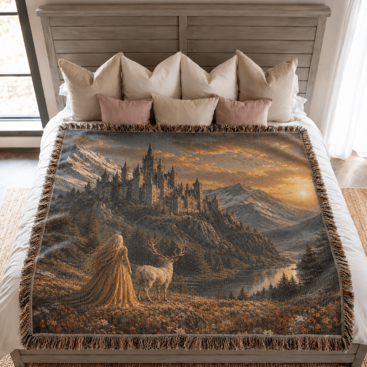 Throne of Glass Woven Blanket Tapestry