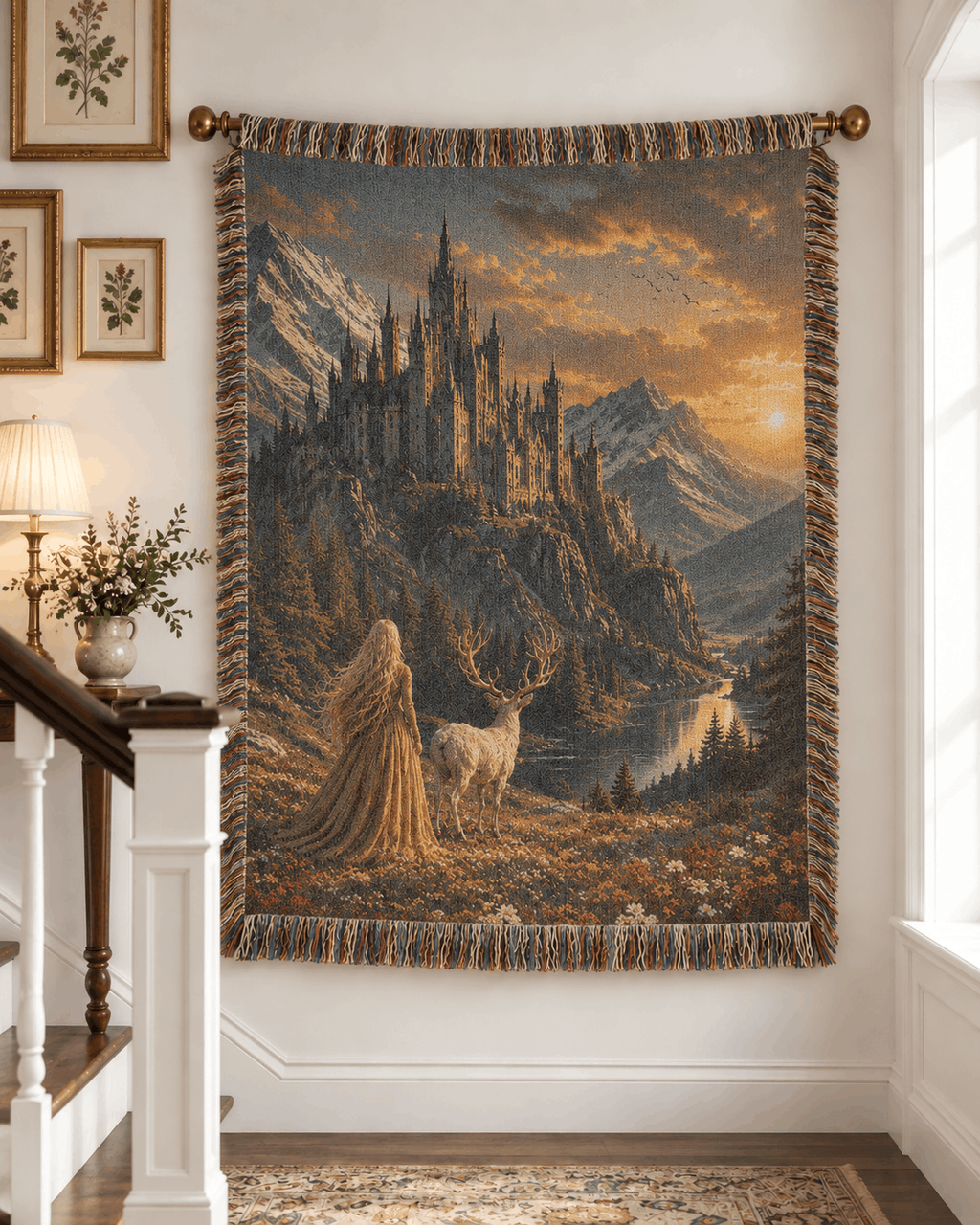 Throne of Glass Woven Blanket Tapestry