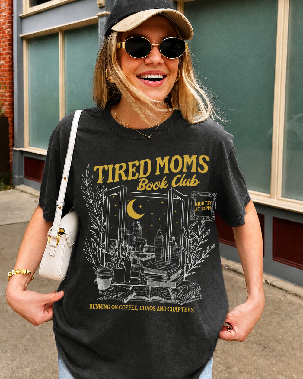 Tired Mom Book Club Shirt