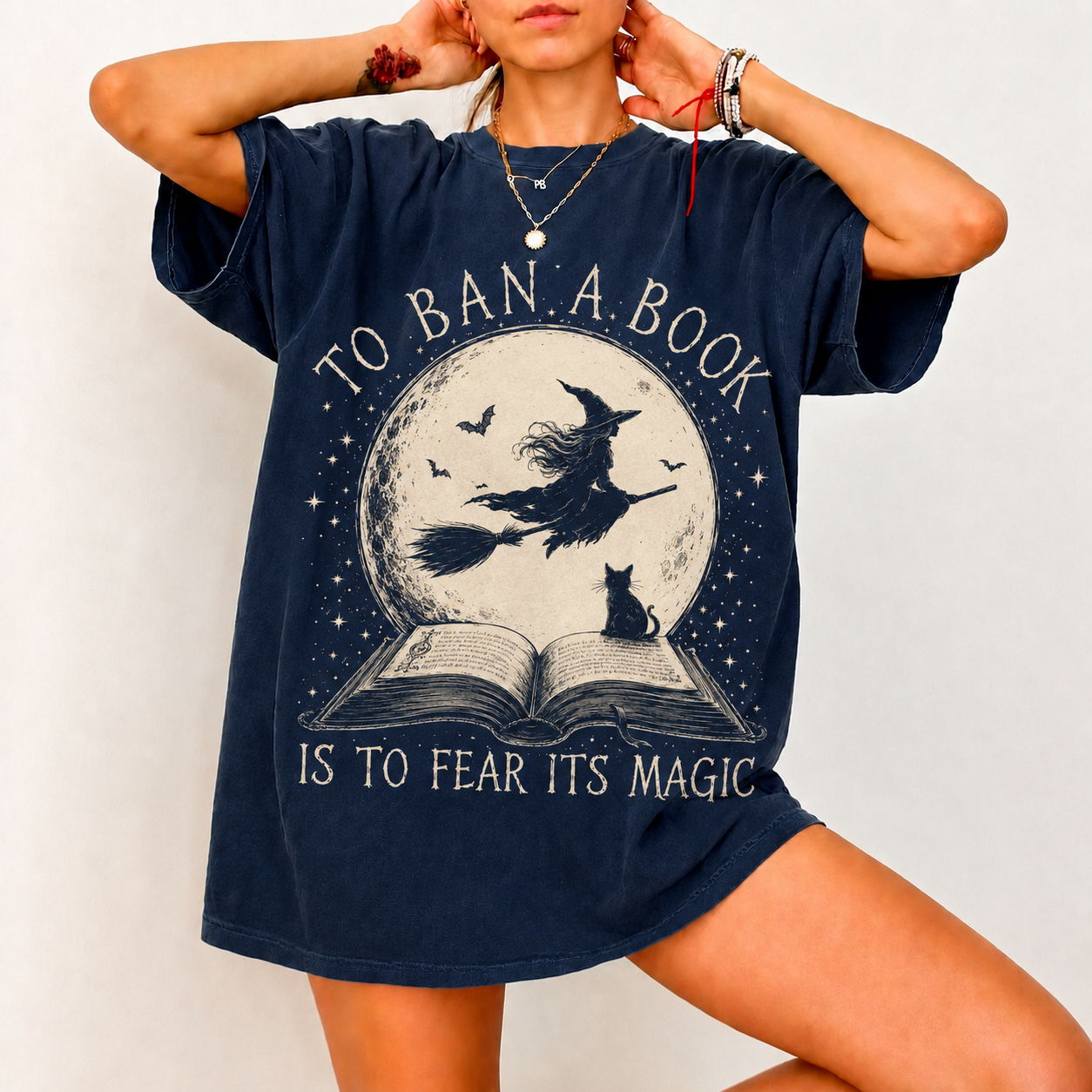 To Ban A Book - Halloween Witch Shirt | Bookish Merch | Gifts for Book Lover