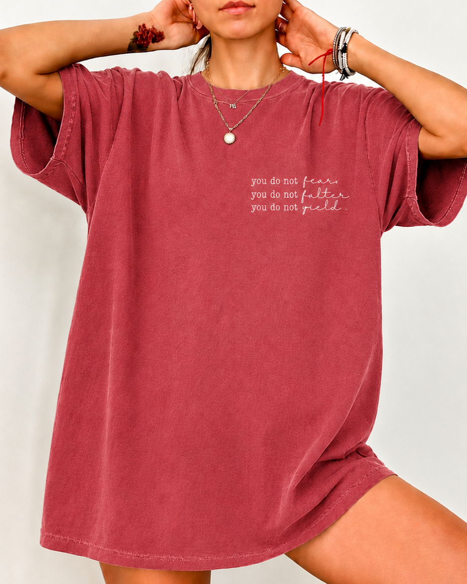Throne of Glass Merch | You Do Not Yield Comfort T-Shirt