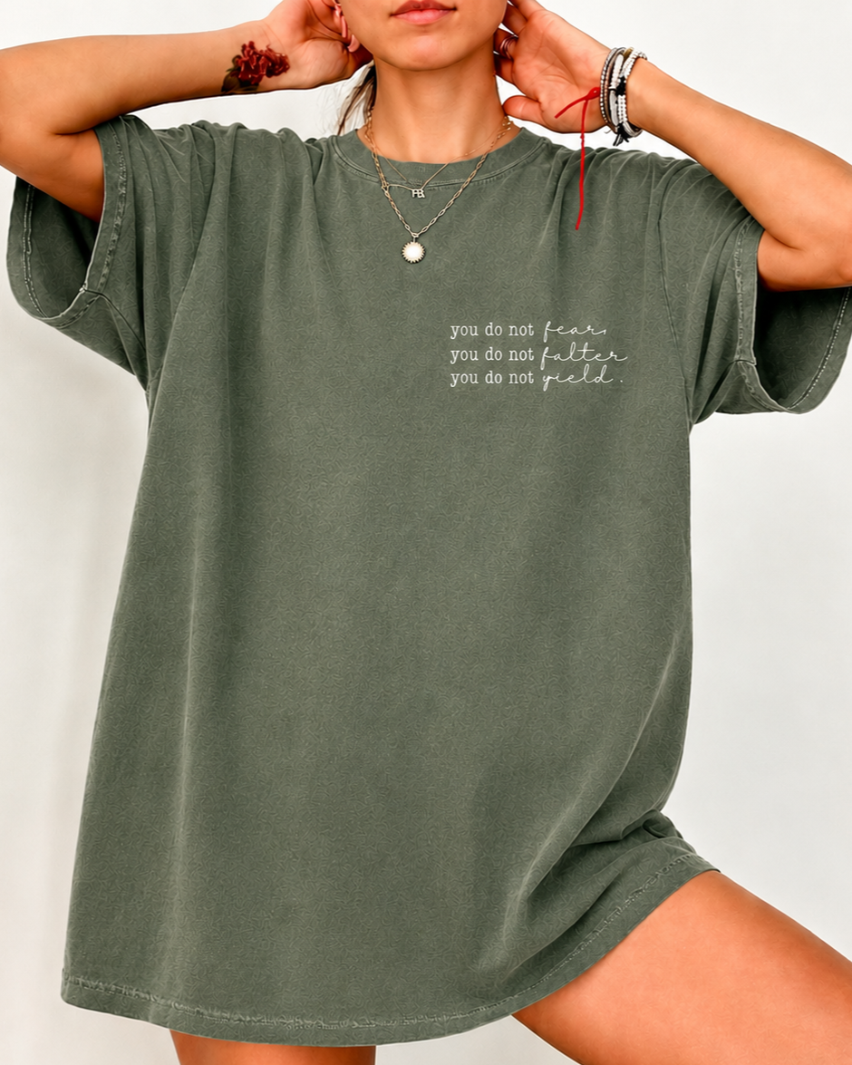 Throne of Glass Merch | You Do Not Yield Comfort T-Shirt