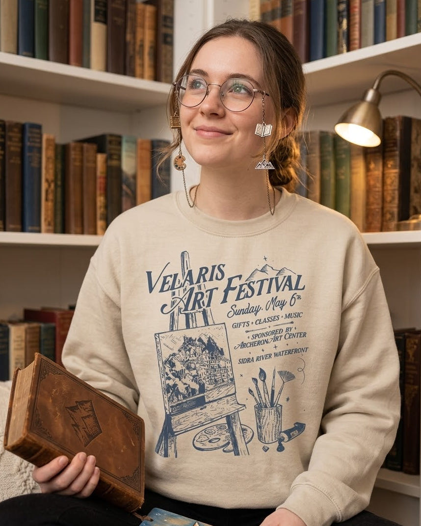 Velaris Art Festival Sweater ACOTAR Velaris Merch