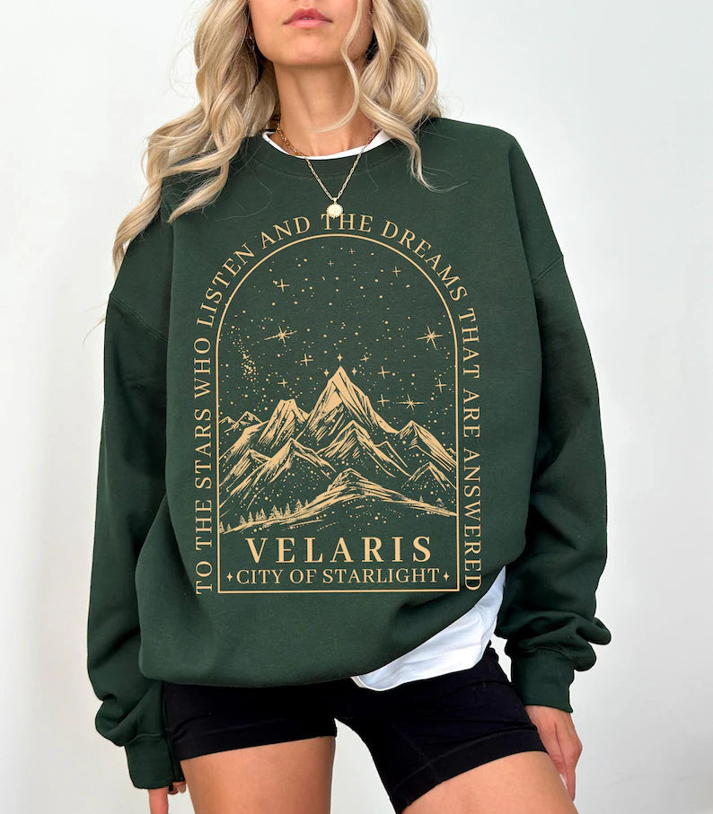 Velaris City of Starlight Sweater ACOTAR Merch