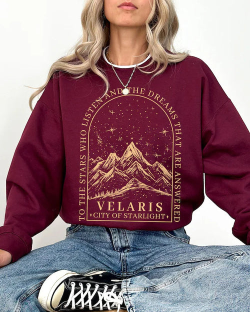 Velaris City of Starlight Sweater ACOTAR Merch