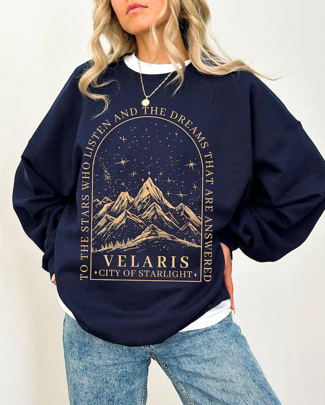 Velaris City of Starlight Sweater ACOTAR Merch