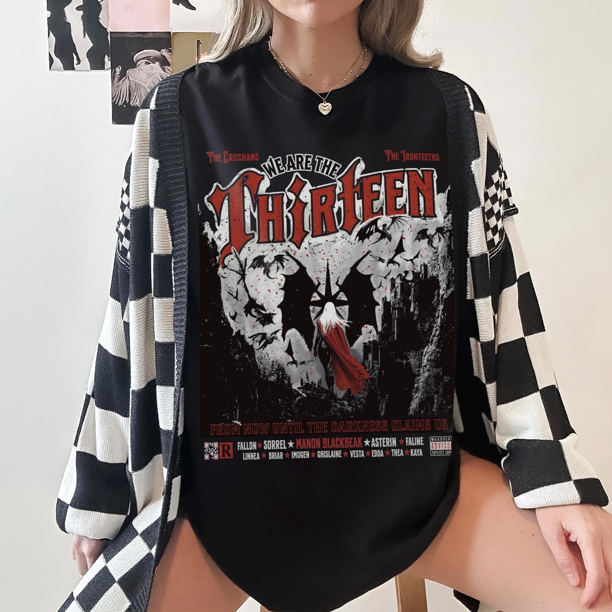 Throne of Glass Merch The Thirteen Band Shirt