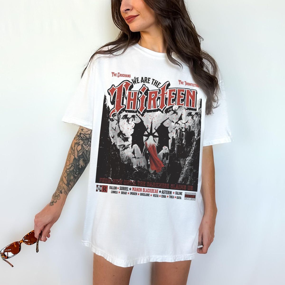 Throne of Glass Merch The Thirteen Band Shirt