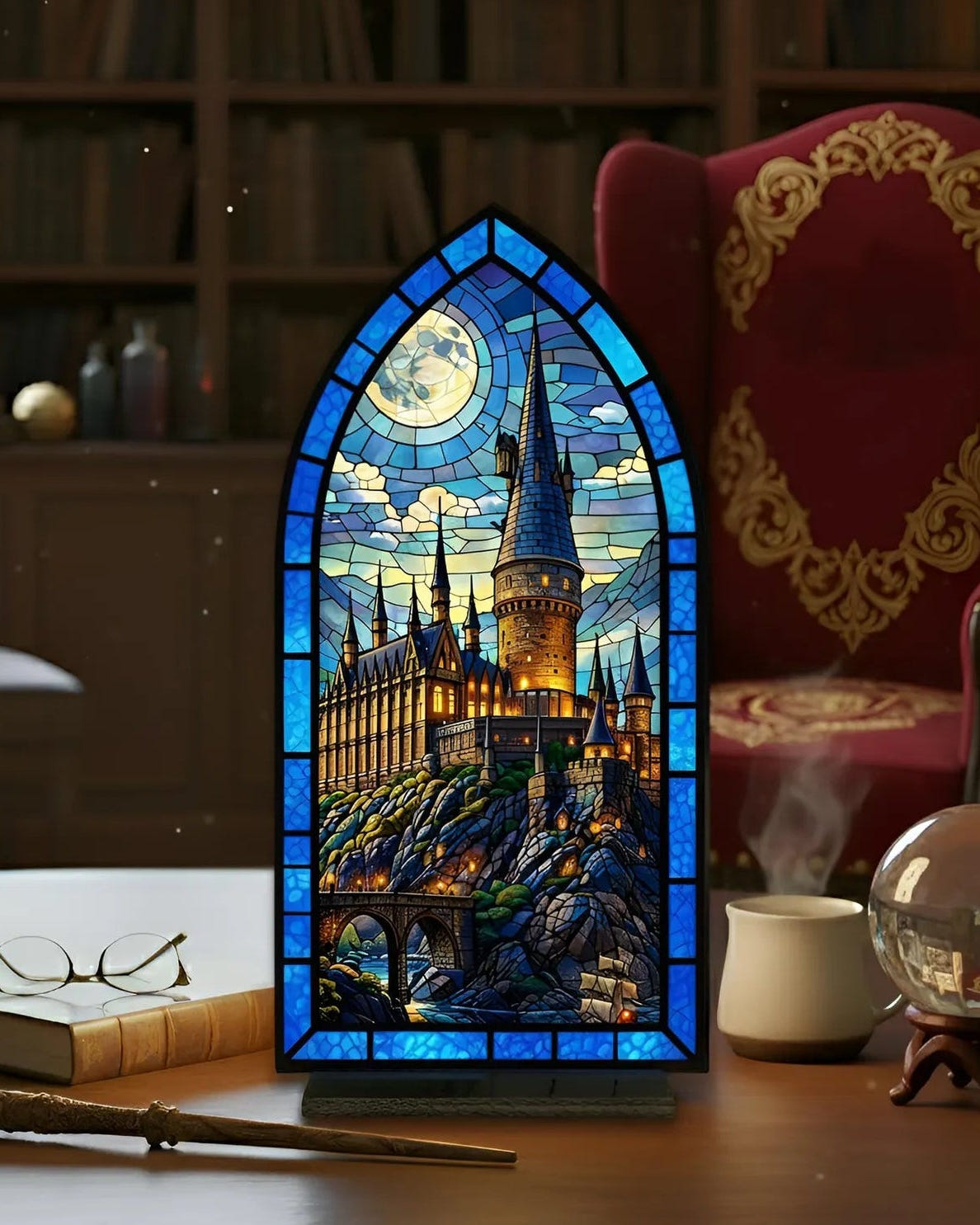 Wizard Castle Suncatcher Candle Holder