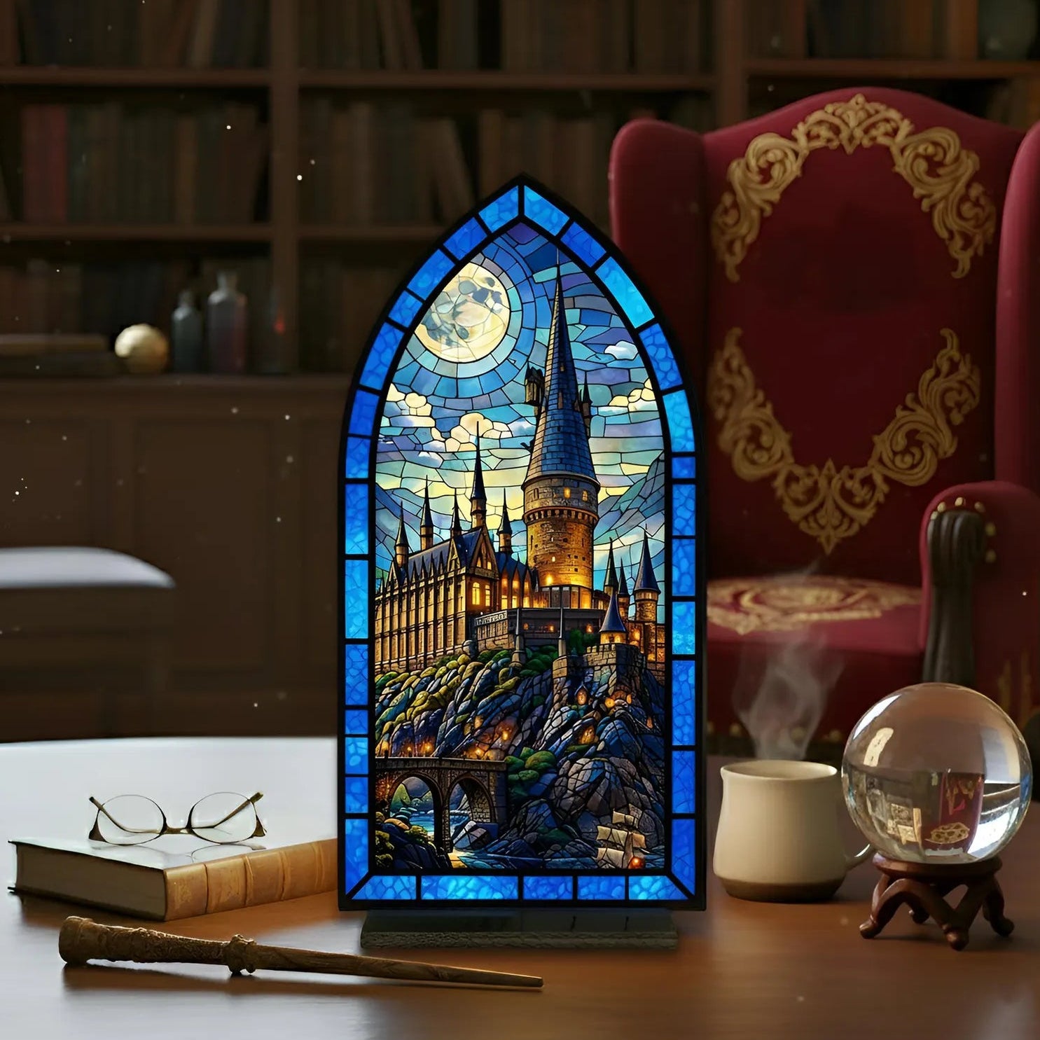 Wizard Castle Suncatcher Candle Holder