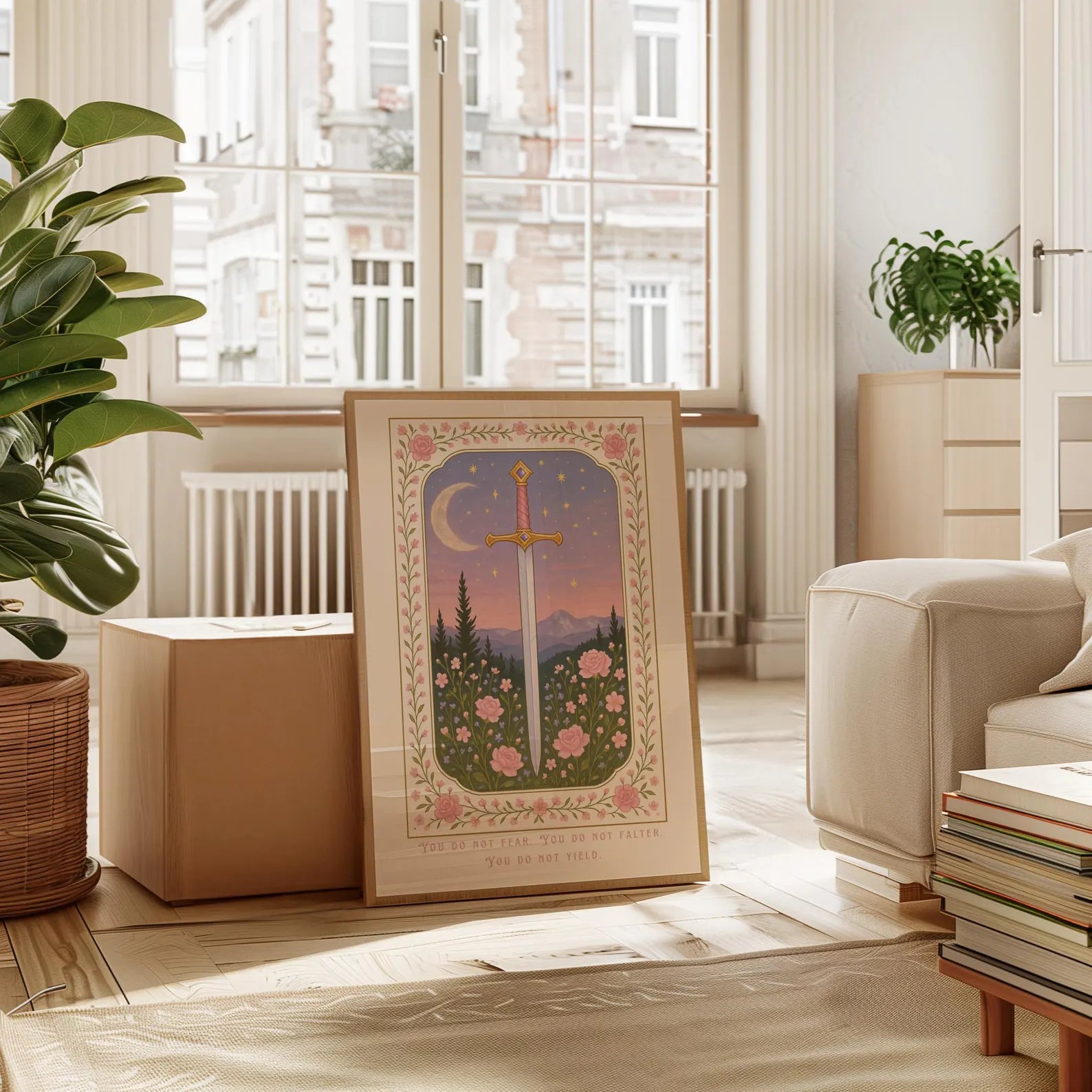 You Do Not Yield Print Bookish Wall Art