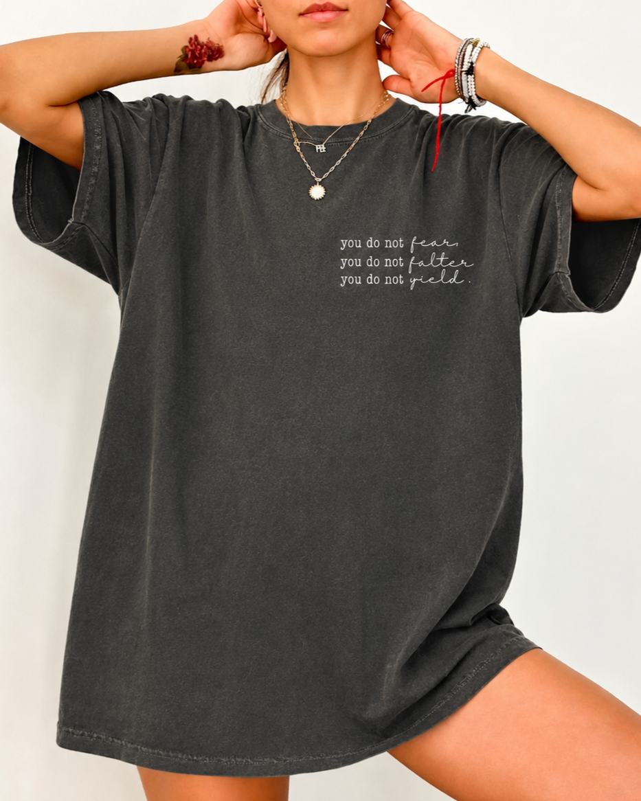 Throne of Glass Merch | You Do Not Yield Comfort T-Shirt