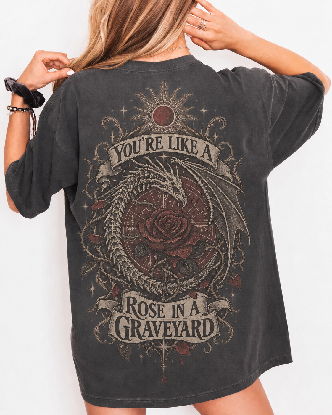 You're Like A Rose In A Graveyard Shirt | Alchemised Merch