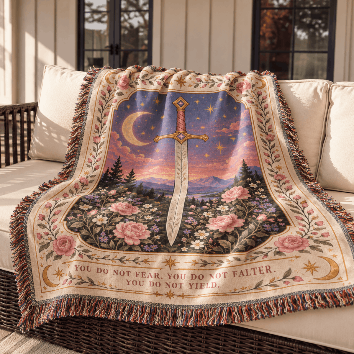 You Do Not Yield Woven Blanket