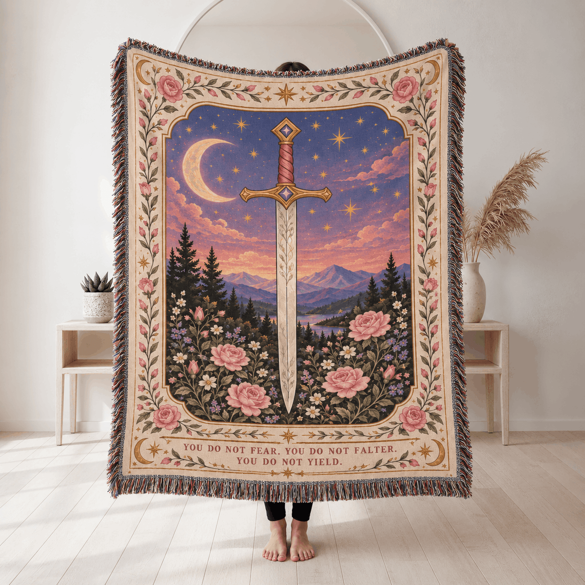 You Do Not Yield Woven Blanket