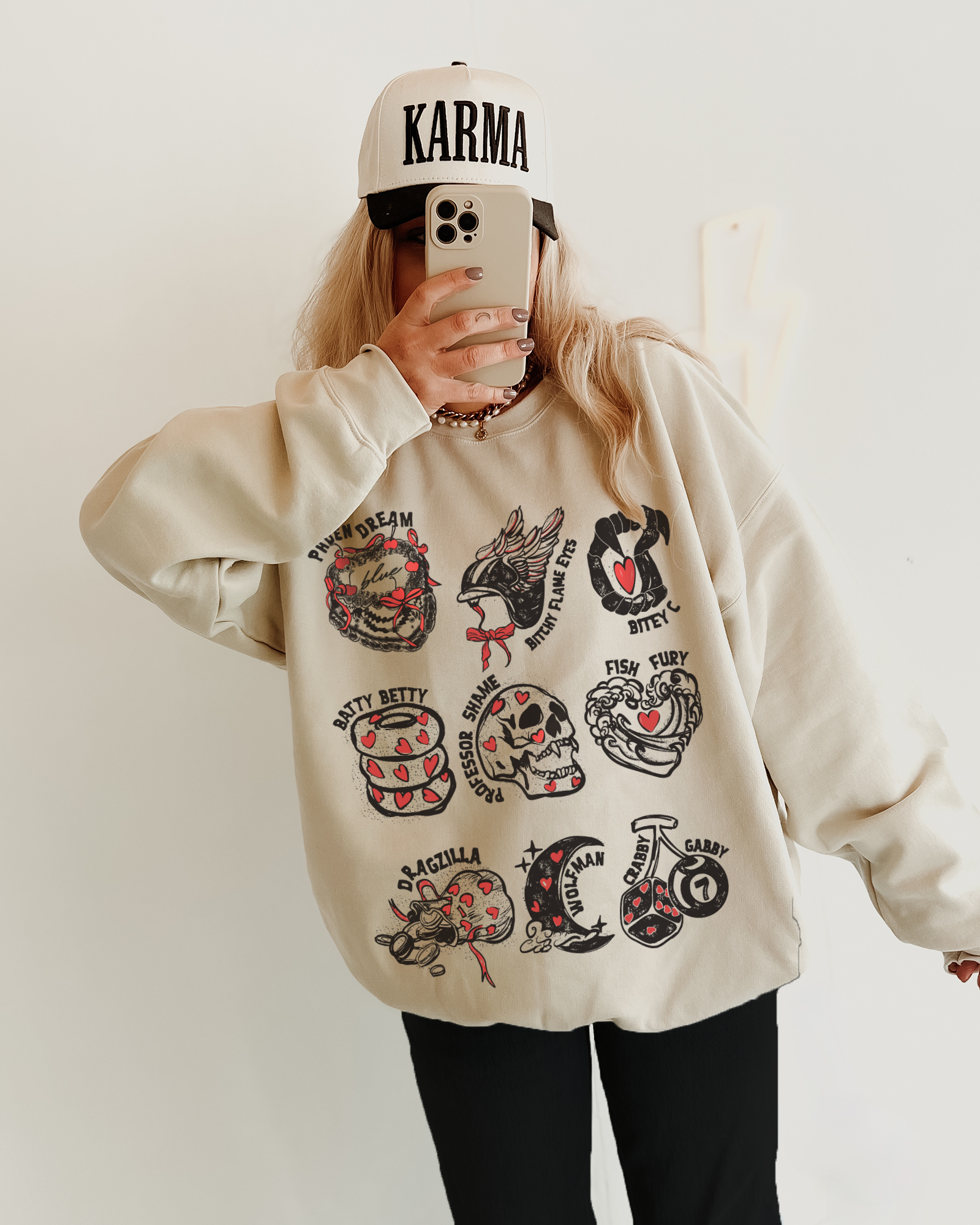 Zodiac Academy Character Nickname Sweatshirt