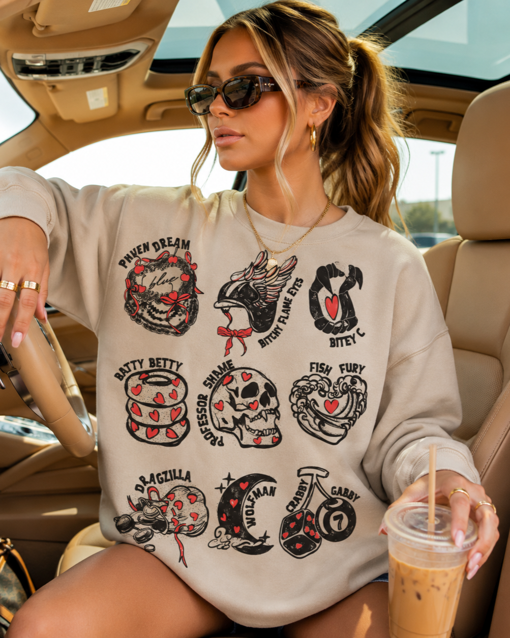 Zodiac Academy Character Nickname Sweatshirt