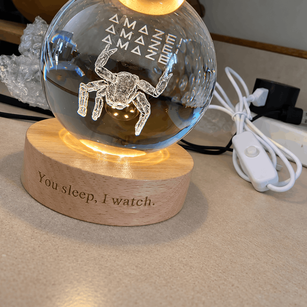 Project Hail Mary Rocky Sweatshirt Crystal Ball Light | Rocky Amaze Crystal Ball Light
