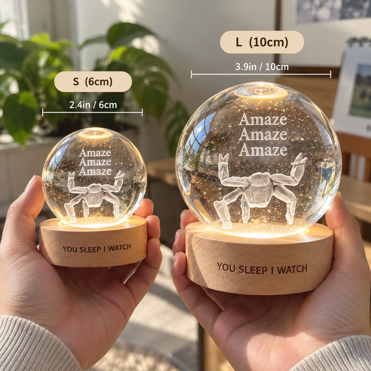 Project Hail Mary Rocky Sweatshirt Crystal Ball Light | Rocky Amaze Crystal Ball Light