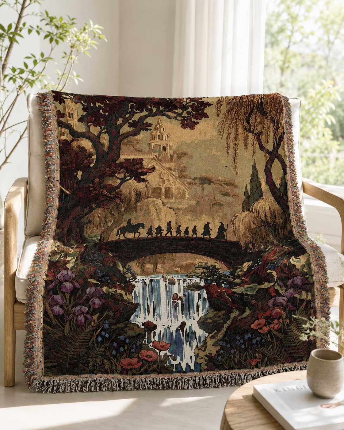Fantasy Fellowship Journey Woven Blanket